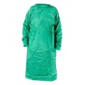 Plasdent Poly supreme REUSABLE Isolation Gowns, Ties at Neck and Waist - One Size Fits Most , Green 1 / Bag 